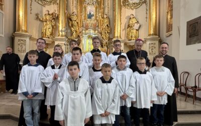 Ministranci na pielgrzymce w Krasnobrodzie